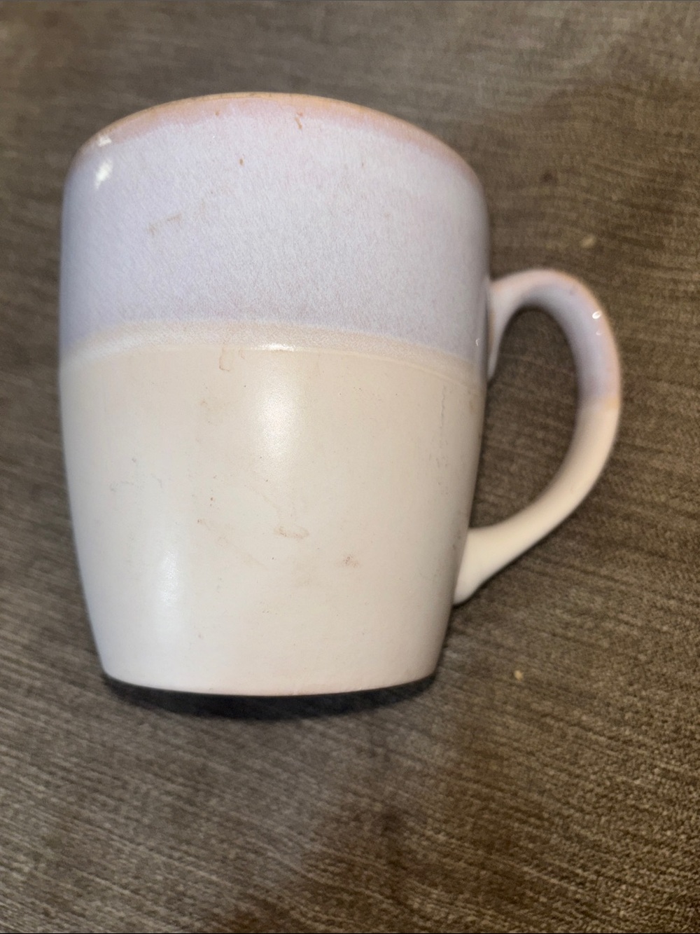 Ceramic Two-Tone blue and White Coffee Mug Royal Norfolk two-tone ceramic mug
